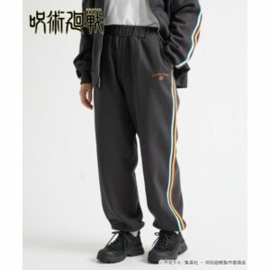 Jujutsu Kaisen Sweatpants ZOZOTOWN Light Blue Fleece-Lined Side Line Official