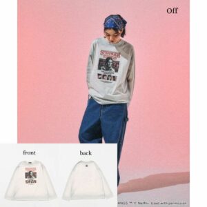 Niko And X STRANGER THINGS Collaboration Spray Assorted Long T-Shirt 2026