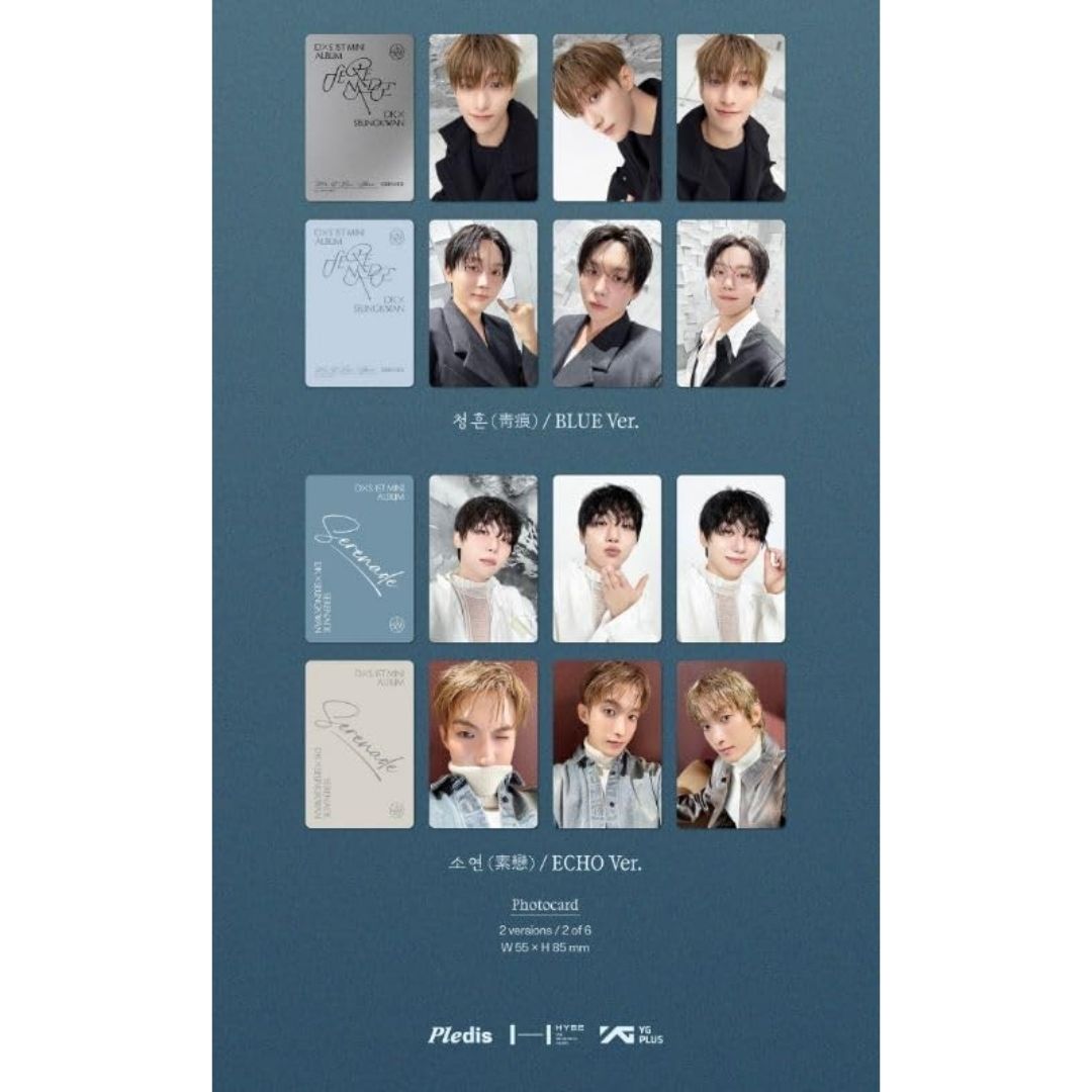 DK x Seungkwan 1st Mini Album Serenade Standard Blue Ver Official Weverse” Expanded Edition