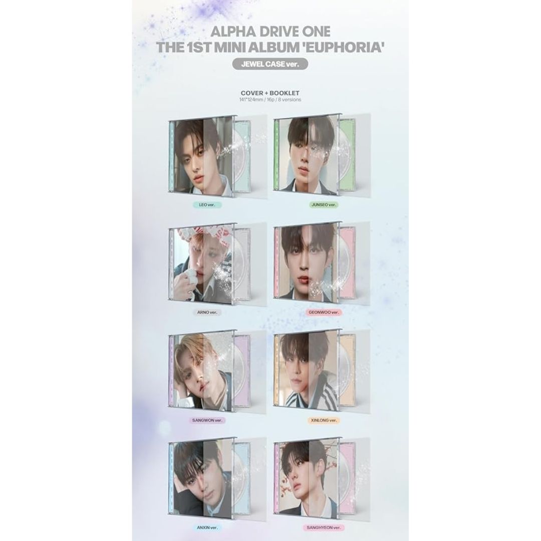 ALPHA DRIVE ONE Euphoria Jewel Case Korean Edition Official Import CD” Expanded Edition