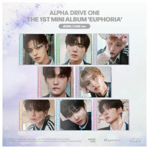 ALPHA DRIVE ONE Euphoria Jewel Case CD Korean Edition Official Import Asli