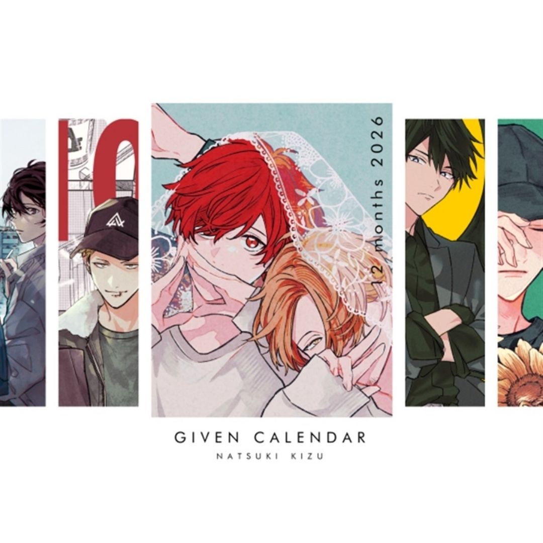 Given Calendar 2026 Kizu Natsuki Official Bonus Animate Edisi Jepang