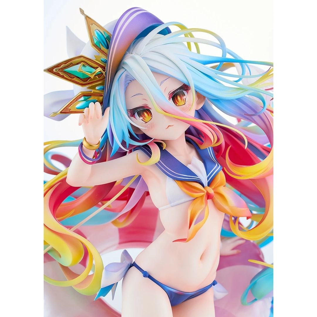 Shiro No Game No Life 1/7 Scale Sailor Swimsuit Figure Pre-Paintedfinity DX Gabarion Drill Multi-Mode Gear Resmi