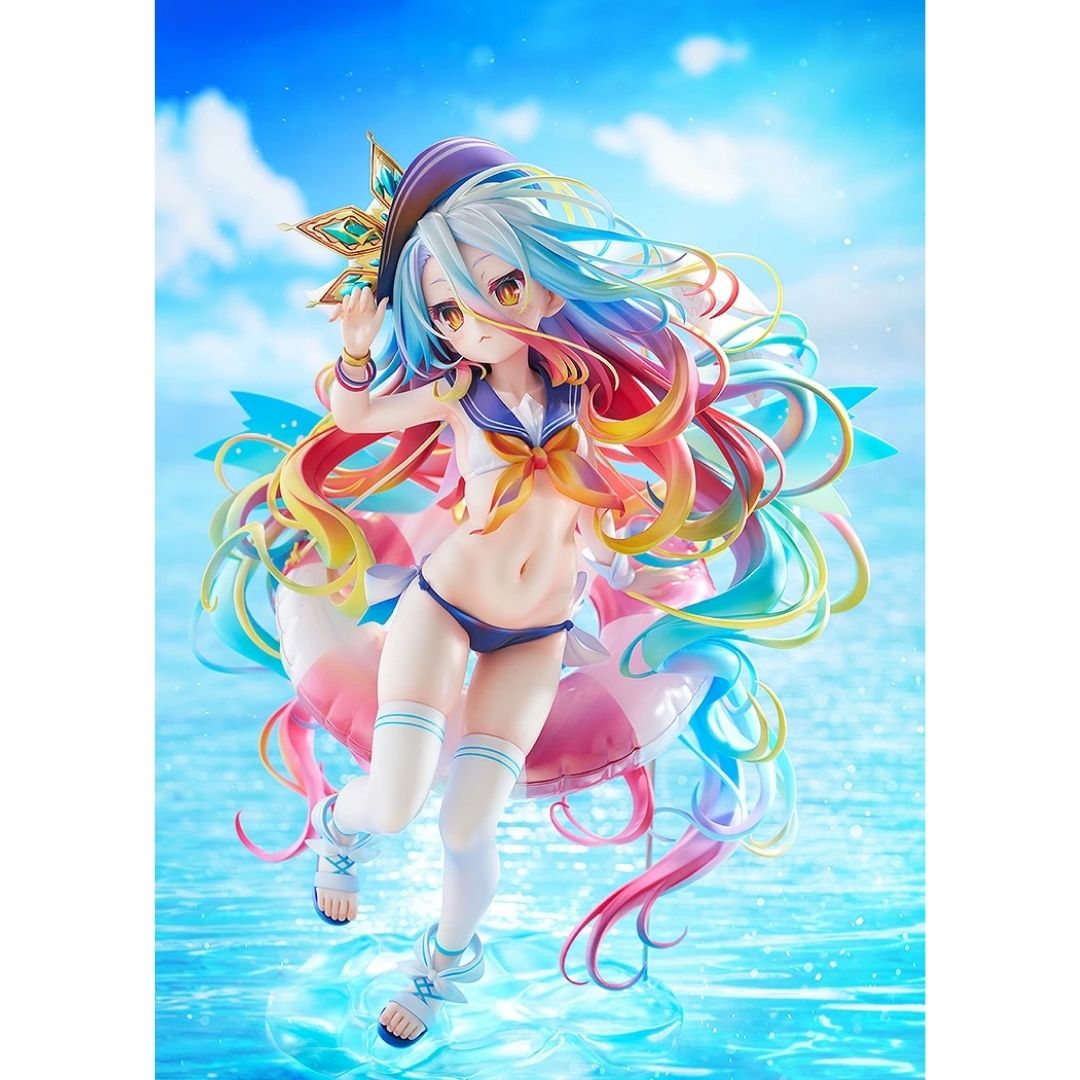 Shiro No Game No Life 1/7 Scale Sailor Swimsuit Figure Pre-Paintedfinity DX Gabarion Drill Multi-Mode Gear Resmi