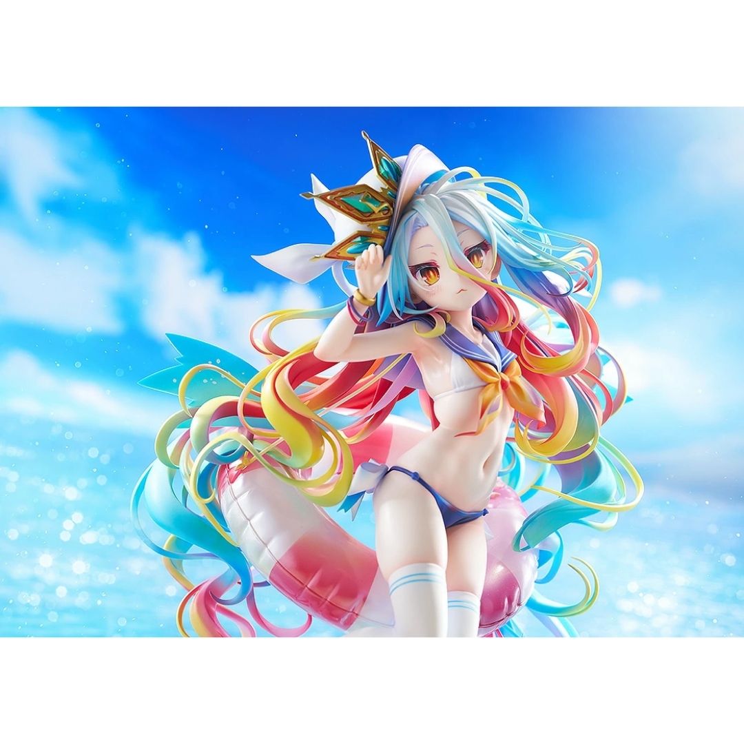 Shiro No Game No Life 1/7 Scale Sailor Swimsuit Figure Pre-Paintedfinity DX Gabarion Drill Multi-Mode Gear Resmi