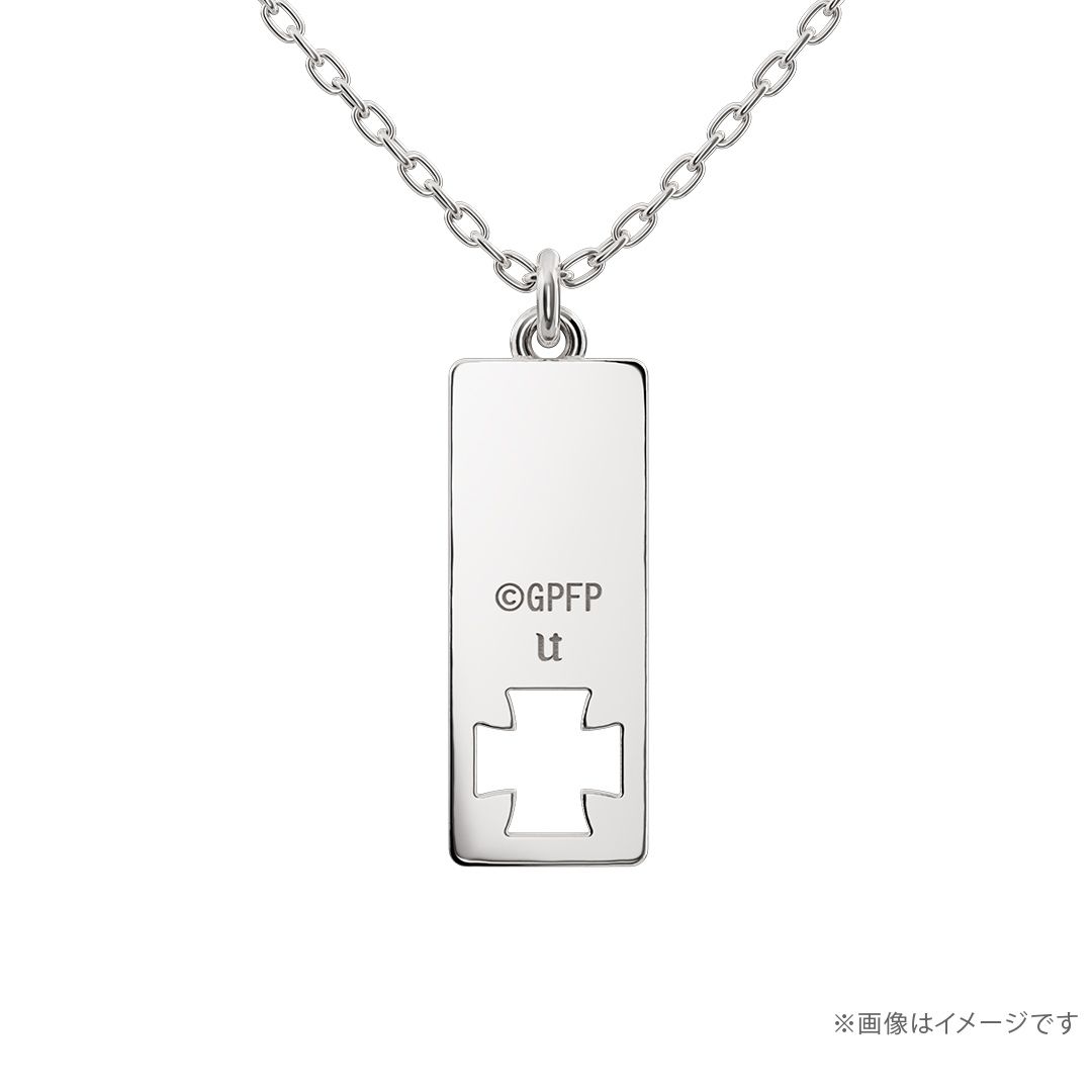U-Treasure x Girls & Panzer Plate Necklace Kuromorimine Model - Kalung Silver 925 Eksklusif
