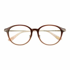 Kacamata ZOFF x FRUITS ZIPPER Karen Matsumoto Model Brown Boston Ringan