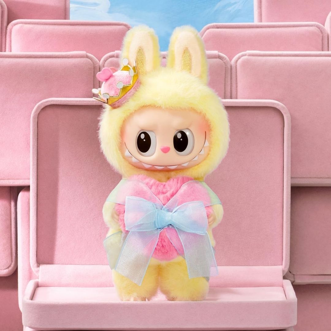 POP MART THE MONSTERS Let's Checkmate Plush Pendant Resmi (170mm)