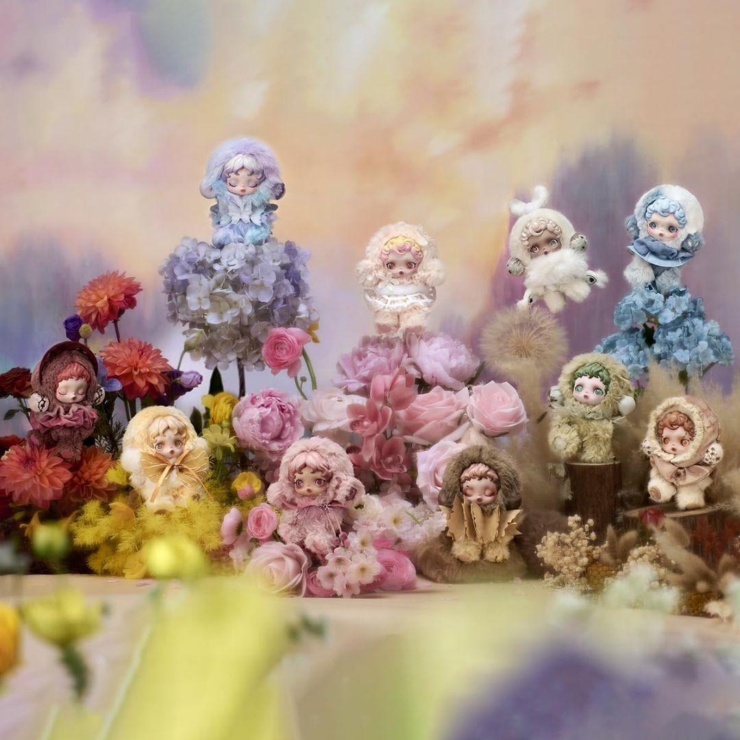 POP MART SKULLPANDA L'Impressionnisme Series Plush Pendant 3 Piece Random