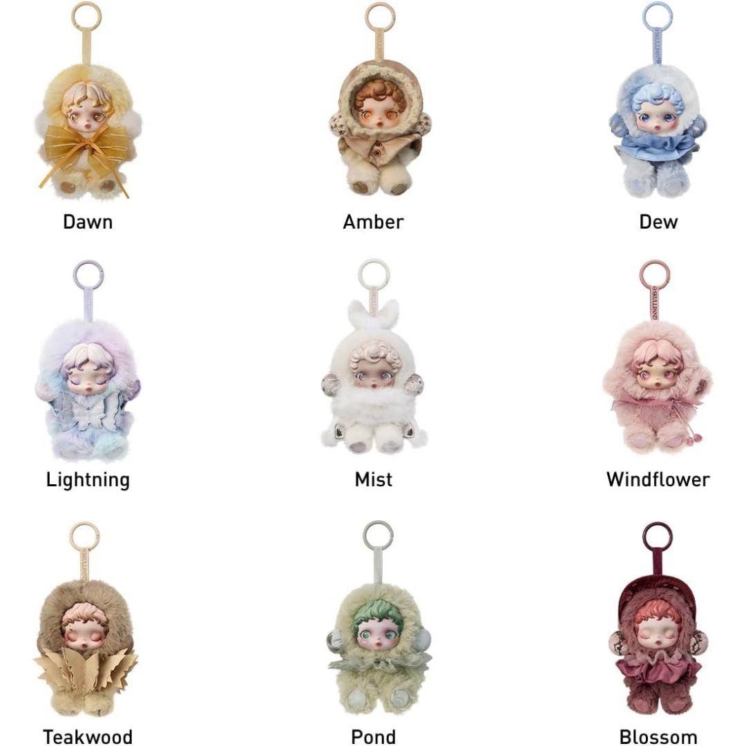 POP MART SKULLPANDA L'Impressionnisme Series Plush Pendant 9 Piece Random