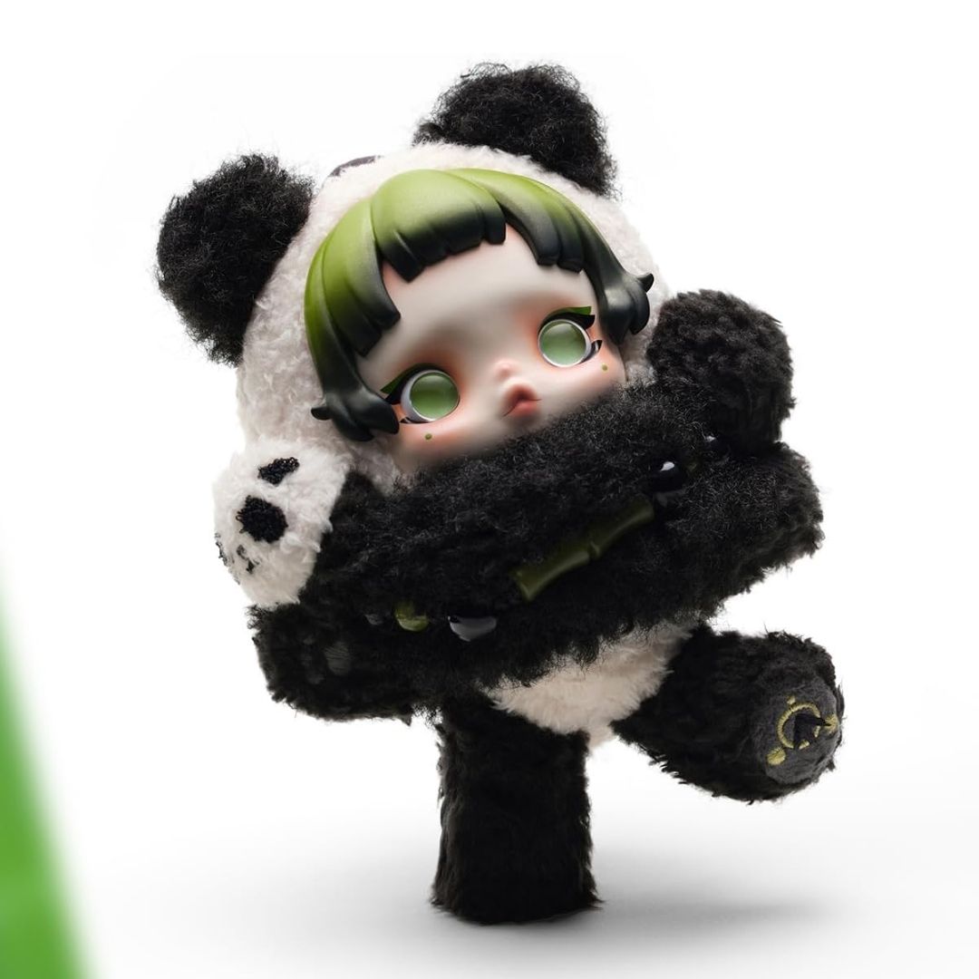 POP MART SKULLPANDA Lazy Panda Plush Pendant Original