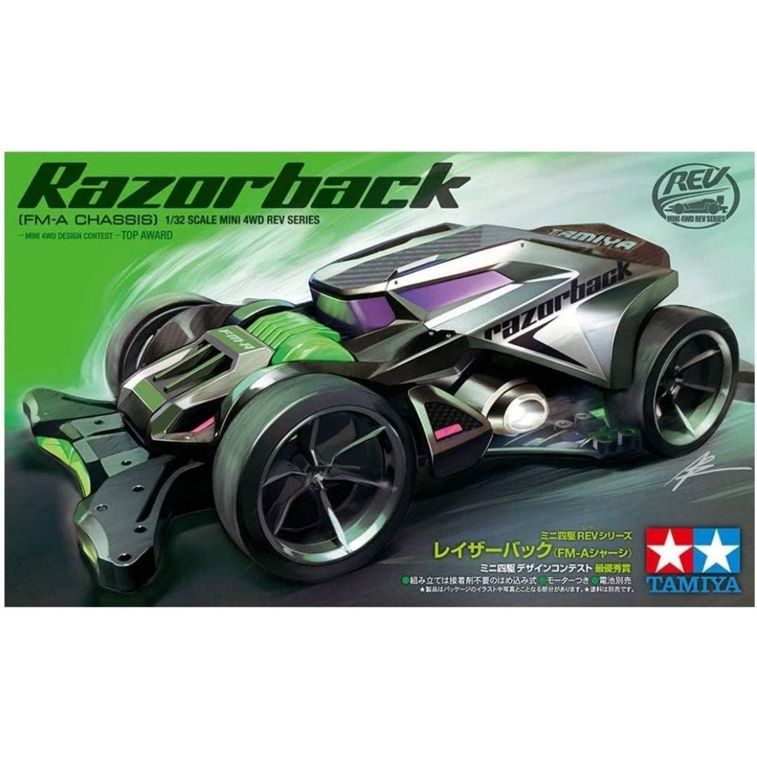 Tamiya Mini 4WD Razorback FM-A Chassis No.18713