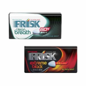 Kracie Frisk Clean Breath Strong + Extreme Black Black Mint 31.5g x 9 packs