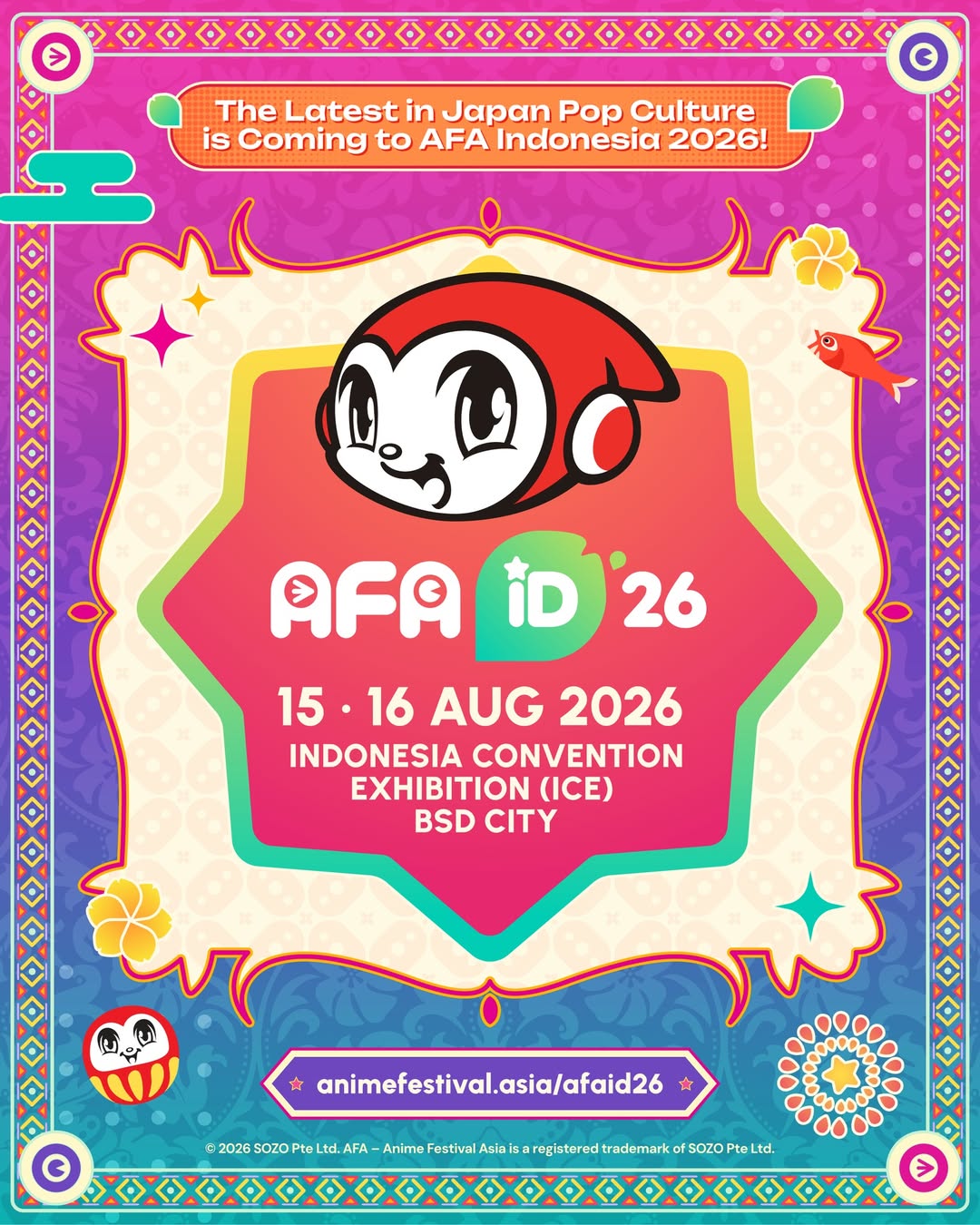 #AFAID26 Halo, Indonesia bersiaplah!— kabar seru yang kalian tunggu akan segera hadir!Anime Fest