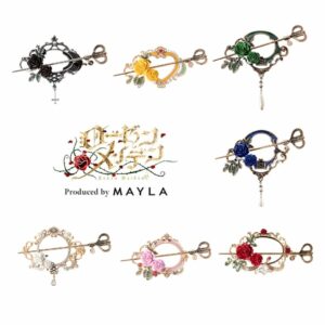 Jepit Rambut MAYLA Rozen Maiden Iconic Majeste + Kanzashi Hairpin – Elegan dan Memikat