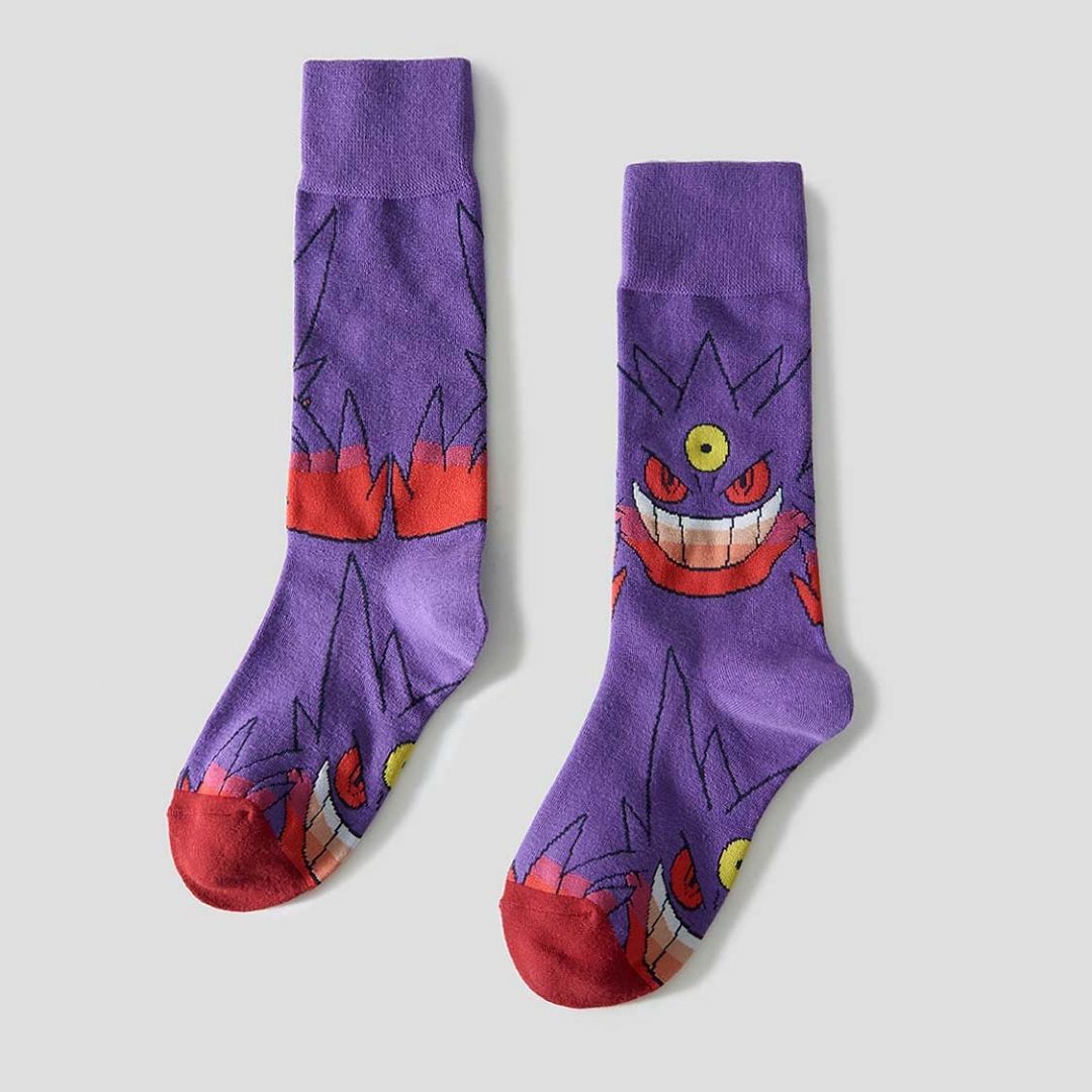 Kaos Kaki Graniph Pokemon Mega Gengar Original - Unik dan Nyaman