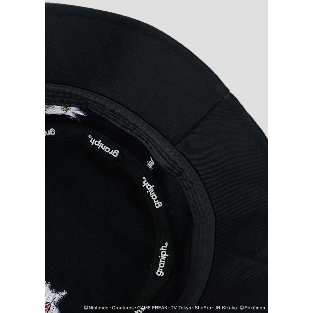 Bucket Hat Graniph Pokemon Gengar Panic Original - Desain Bordir Eksklusif