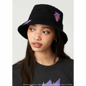 Bucket Hat Graniph Pokemon Gengar Panic Original - Desain Bordir Eksklusif