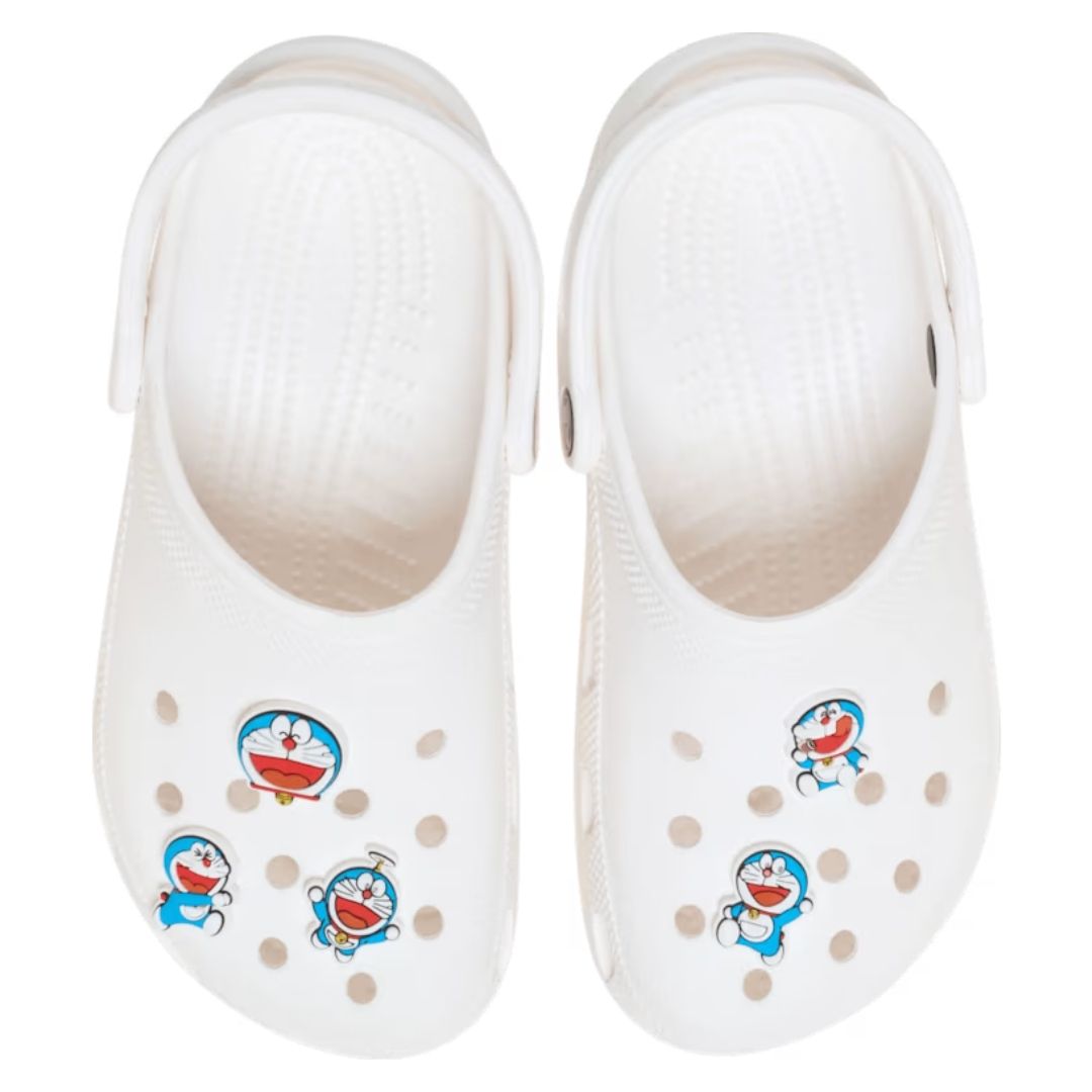 Jibbitz Crocs Doraemon Set 5-Pack Original - Aksesoris Sandal Terbaru
