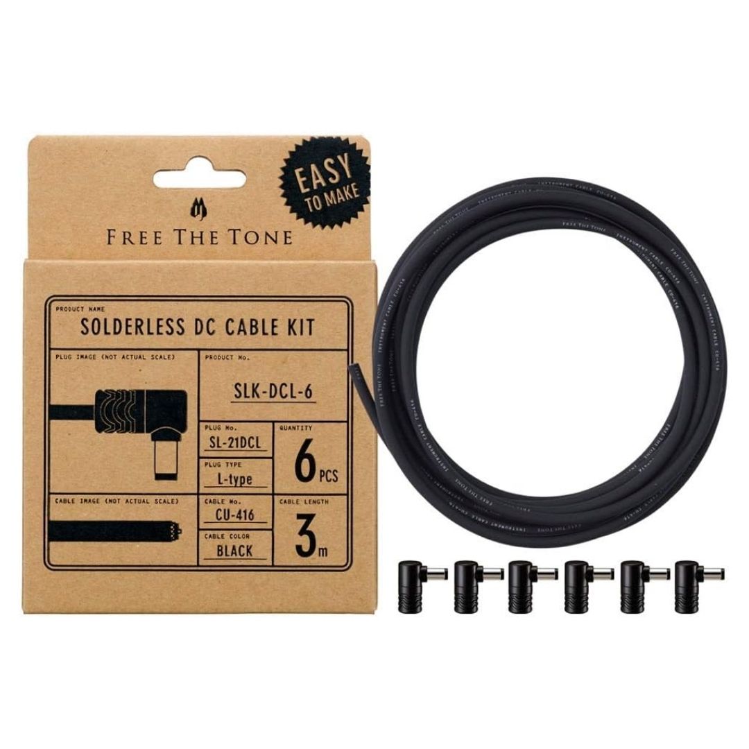 Free The Tone SLK-DCL-6 Solderless DC Cable Kit – Praktis dan Tahan Lama untuk Pedal Board