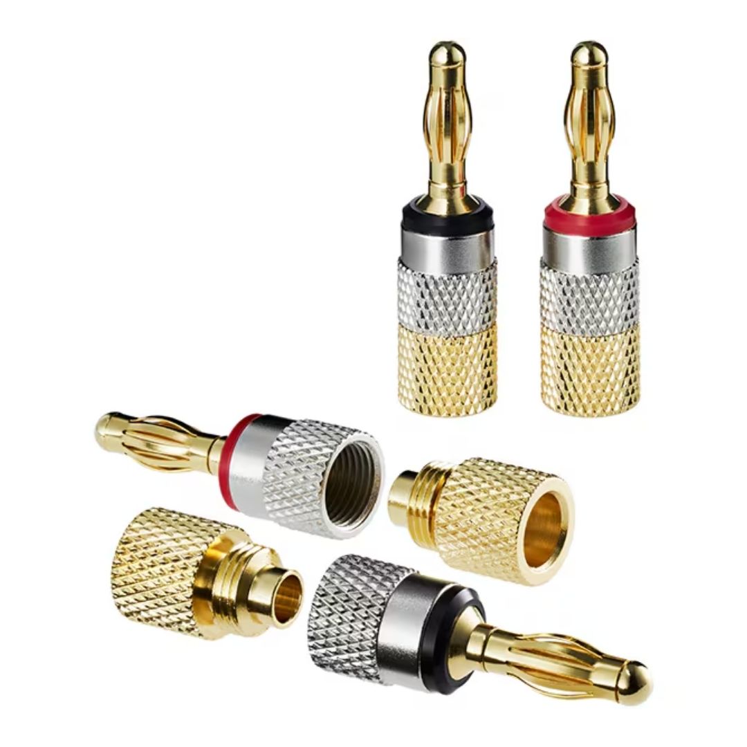 Audio Technica AT6302a Banana Plugs – Koneksi Belakang untuk Diameter Konduktor hingga 3.7mm