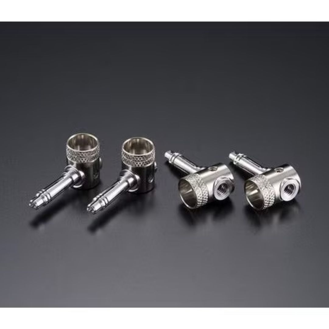 AET EVO-BBLHR Banana Plugs Rhodium Plated (4 pcs) – Konektor Berkualitas Tinggi untuk Sistem Audio Anda