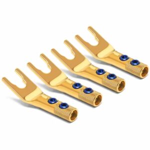 Oyaide Y-rug SGSL – Set isi 4 Berlapis Emas dan Perak Murni