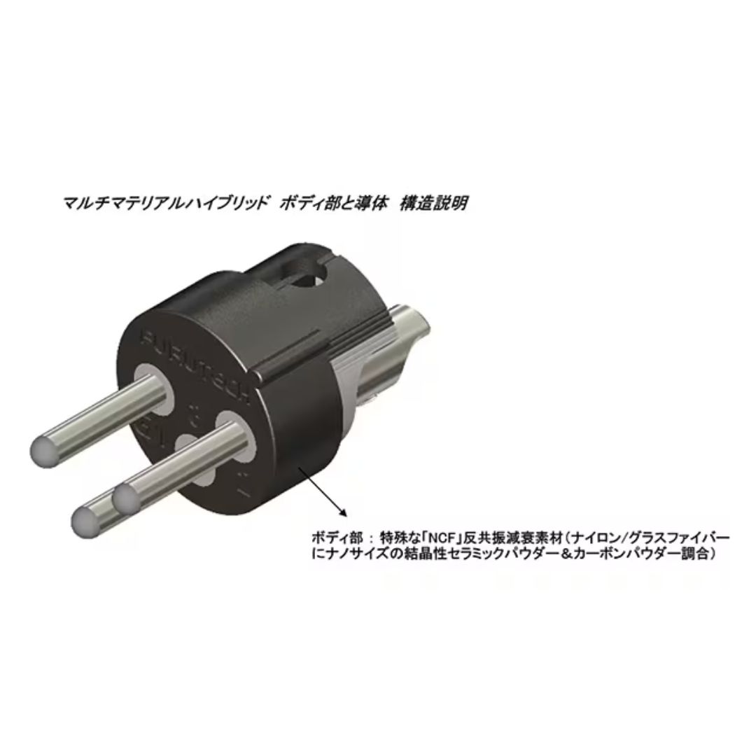 Furutech CF-601M NCF(R) High-End Male XLR Plug Original Rhodium Plated