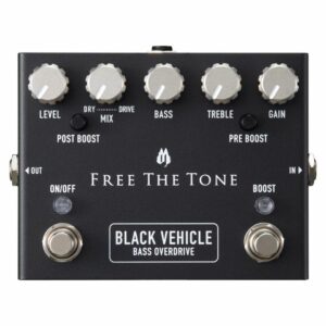 Free The Tone Black Vehicle BV-1V Bass Overdrive – Pedal Overdrive Bass dengan Kontrol Presisi
