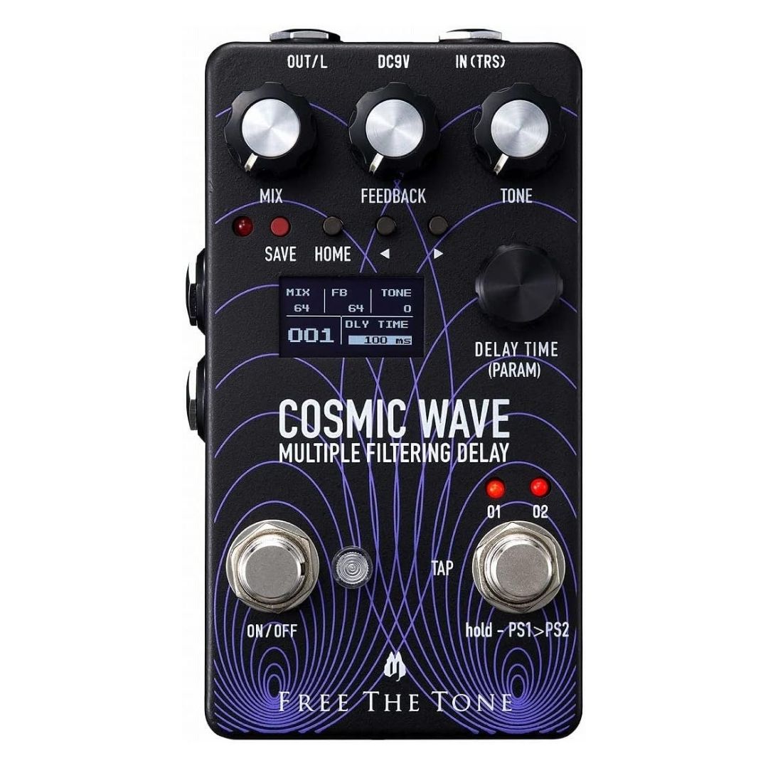 Free The Tone Cosmic Wave CW-1Y Multiple Filtering Delay - Delay Pedal Inovatif