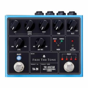 Free The Tone Tri Avatar TA-2H Multi-Dimensional Chorus - Pedal Chorus 3-Fase Free The Tone Tri Avatar TA-2H Multi-Dimensional Chorus - Pedal Chorus 3-Fase