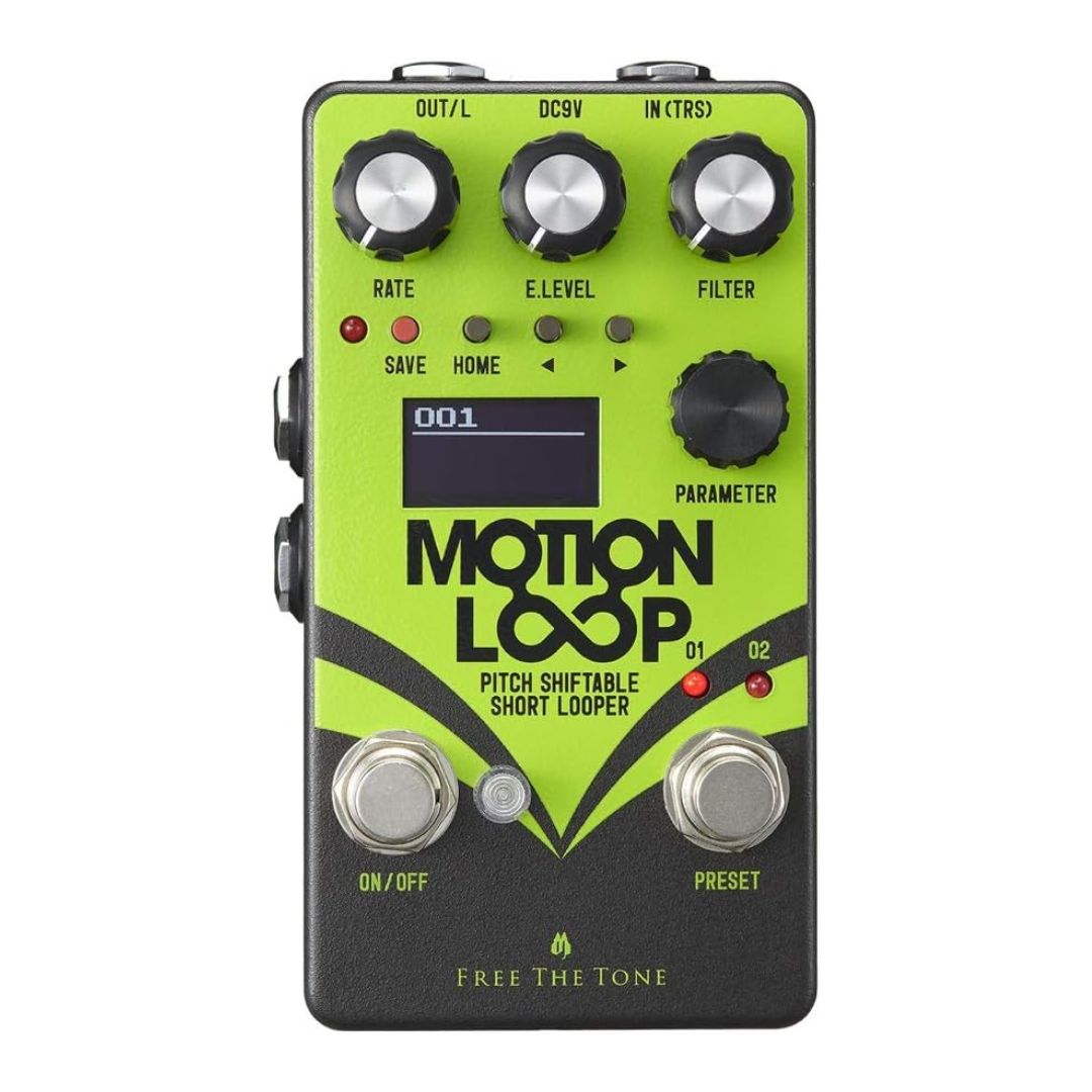 Free The Tone Motion Loop ML-1L Looper dengan Pitch Shift dan Efek Real-Time