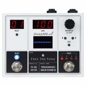 Free The Tone PA-10G - Guitar Programmable Analog 10 Band EQ dengan Preset Digital