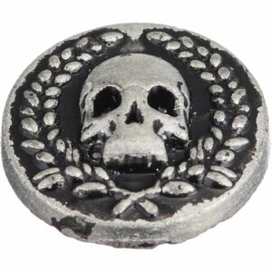 Cam-in Soft Shutter Button Skull 10mm Brass (Skull and Crossbones) Cam-in Soft Shutter Button Skull 10mm Brass (Skull and Crossbones)