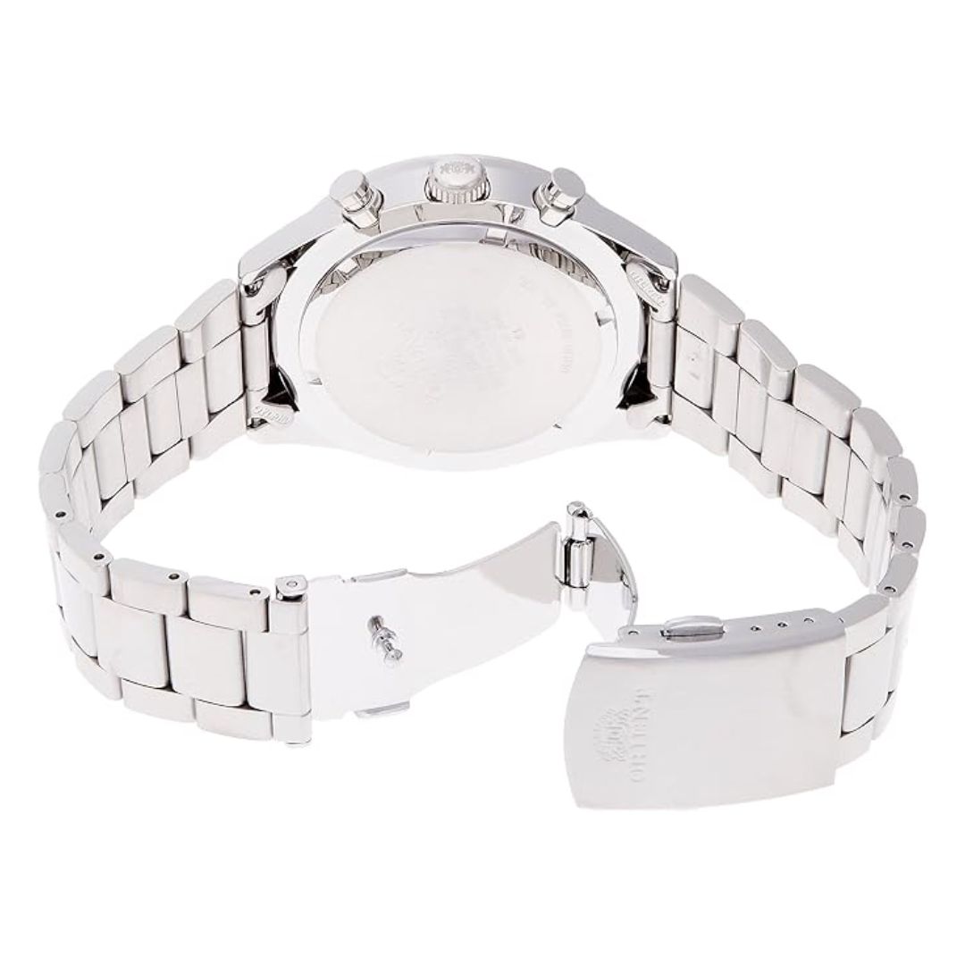 Jam Tangan Pria ORIENT Neo 70s Solar Panda Chronograph Solar Made in Japan