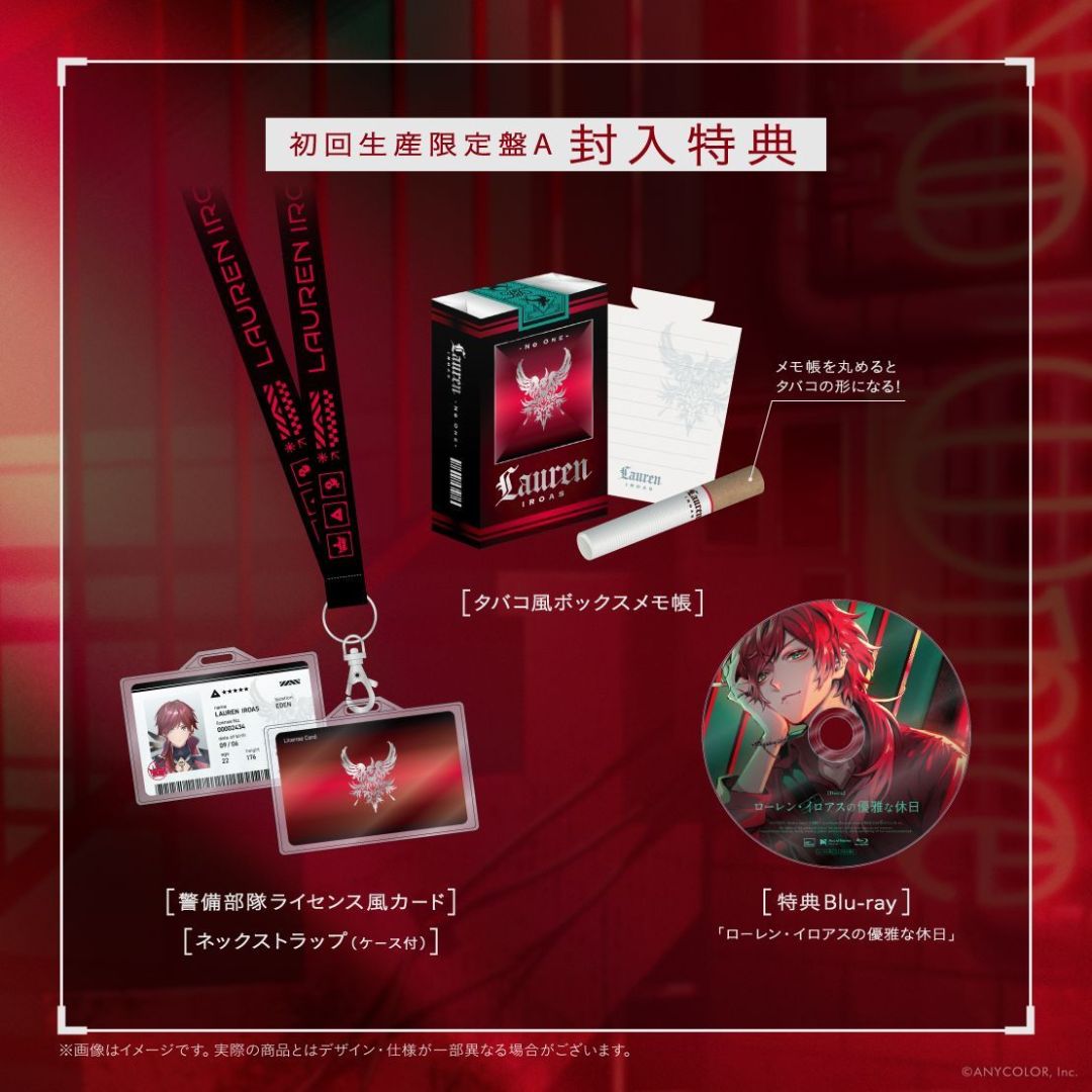 Lauren Iroas - No One First Press Limited Edition A CD Blu-ray Bonus Postcard