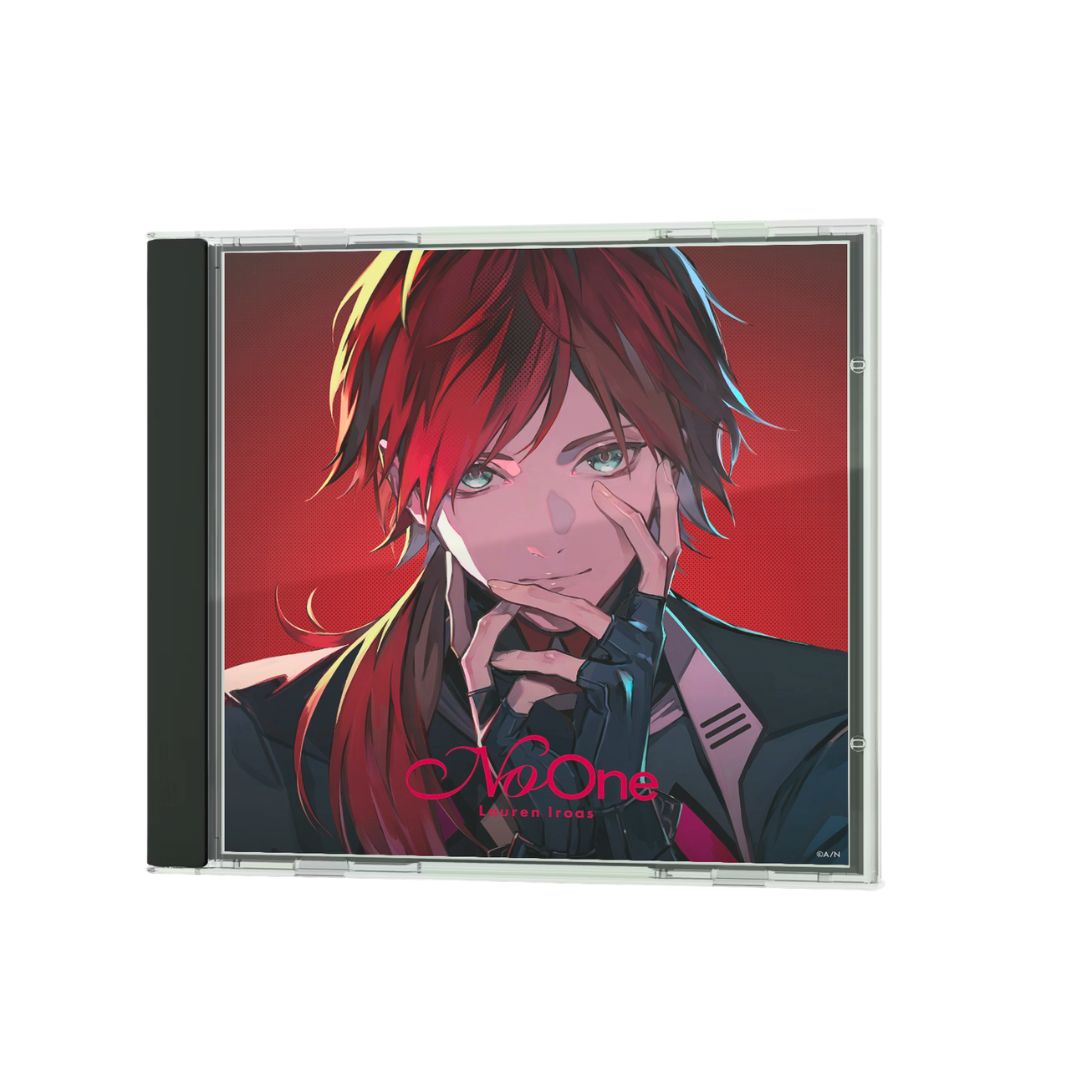 Lauren Iroas - No One Regular Edition CD Original Bonus Postcard Nijisanji