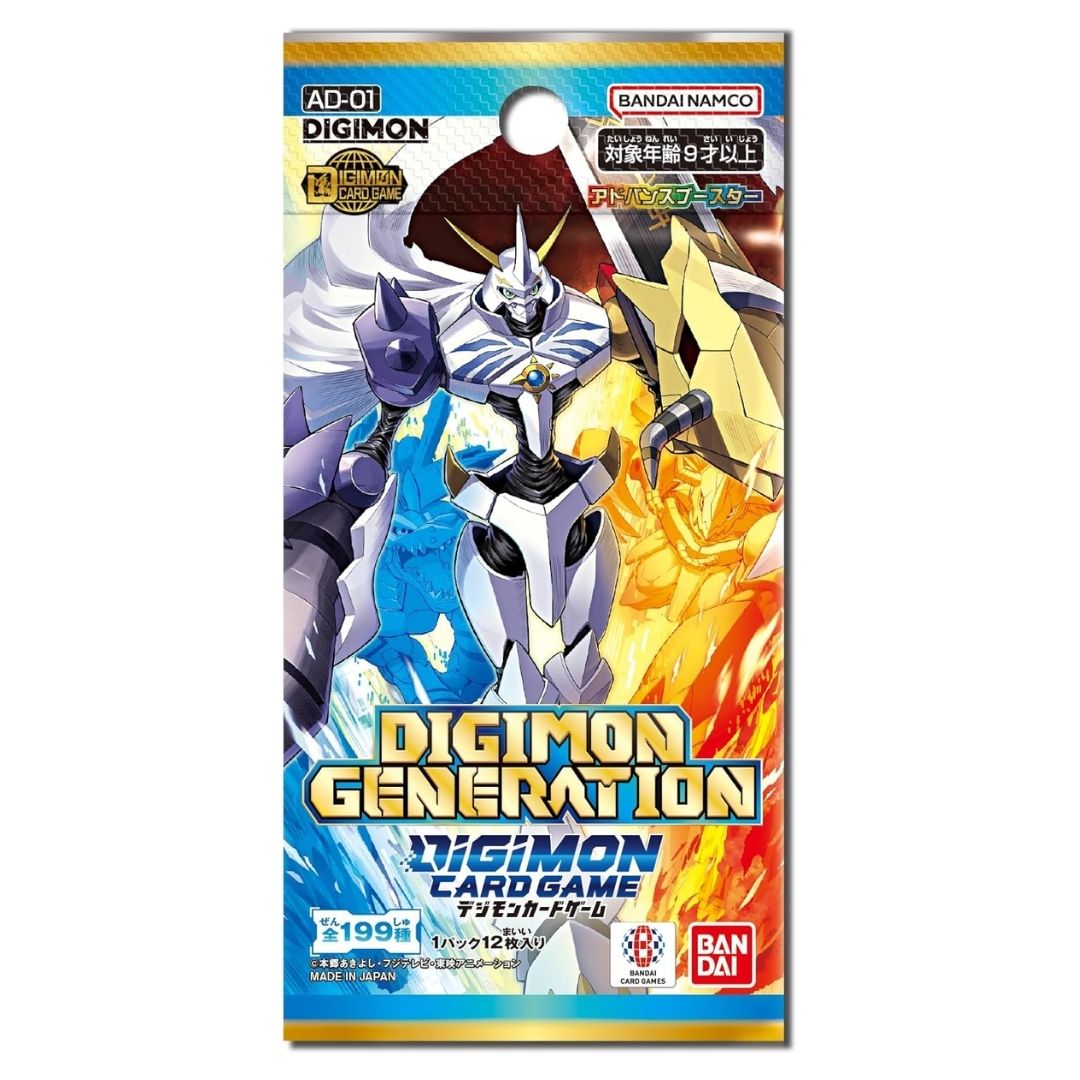 Digimon Card Game Advance Booster Digimon Generation AD-01 Box