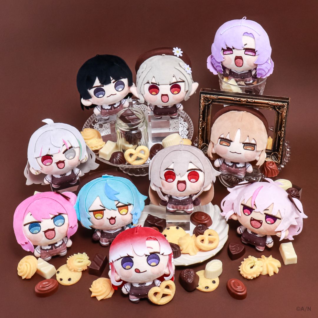 Nijisanji Nijimarutto Plush Mascot Melty Chocolat Original Varian Lengkap