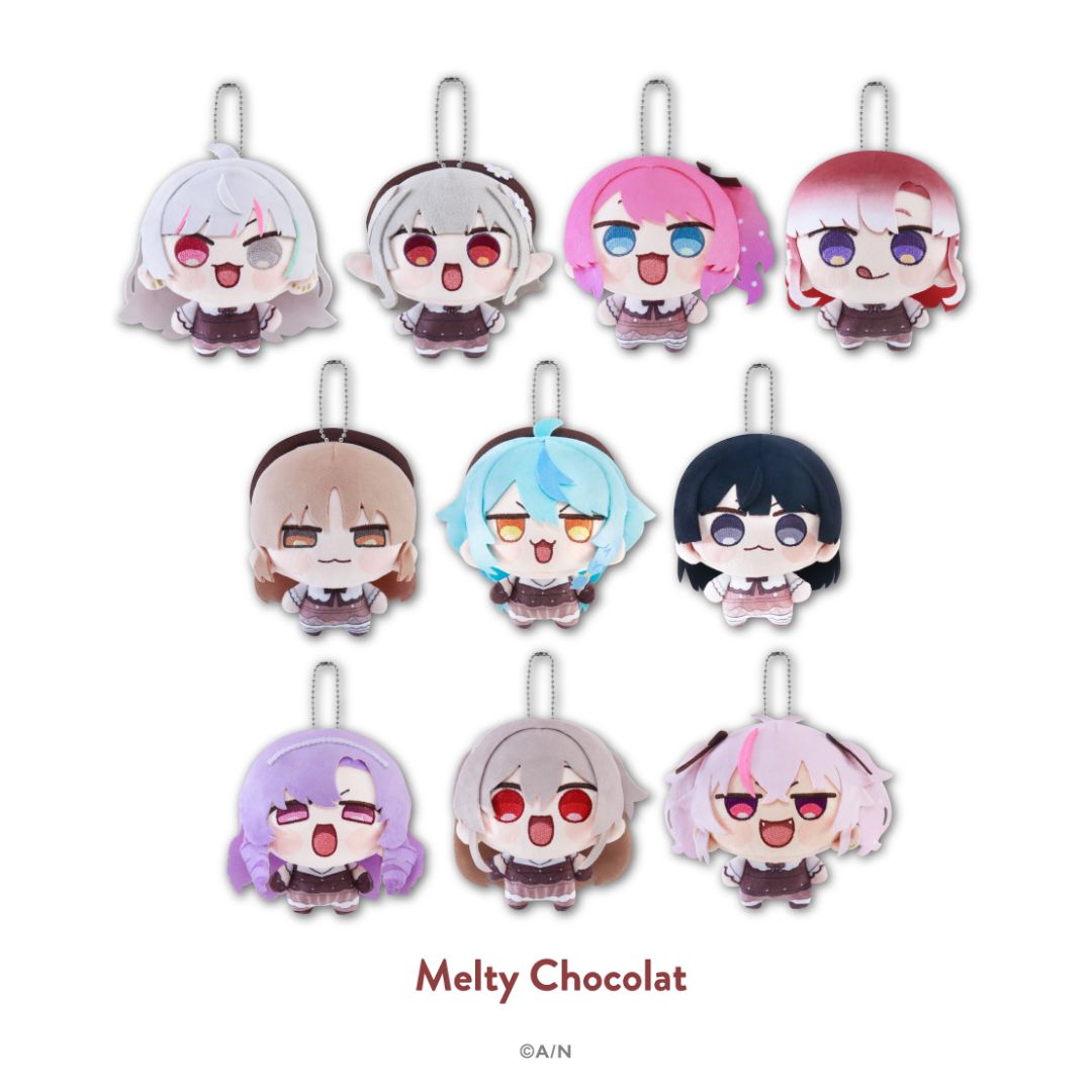 Nijisanji Nijimarutto Plush Mascot Melty Chocolat Original Varian Lengkap