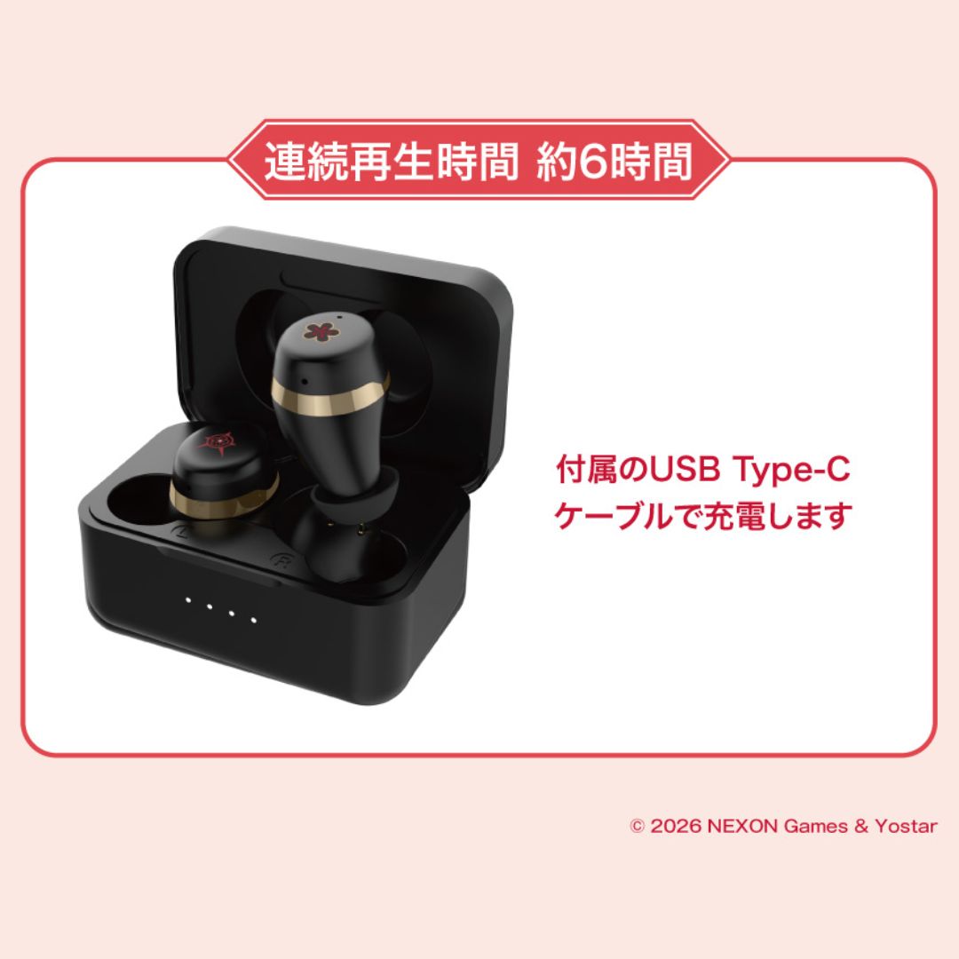 TWS Blue Archive ONKYO CP-TWS01E Wakamo Ver. - Edisi kolaborasi resmi