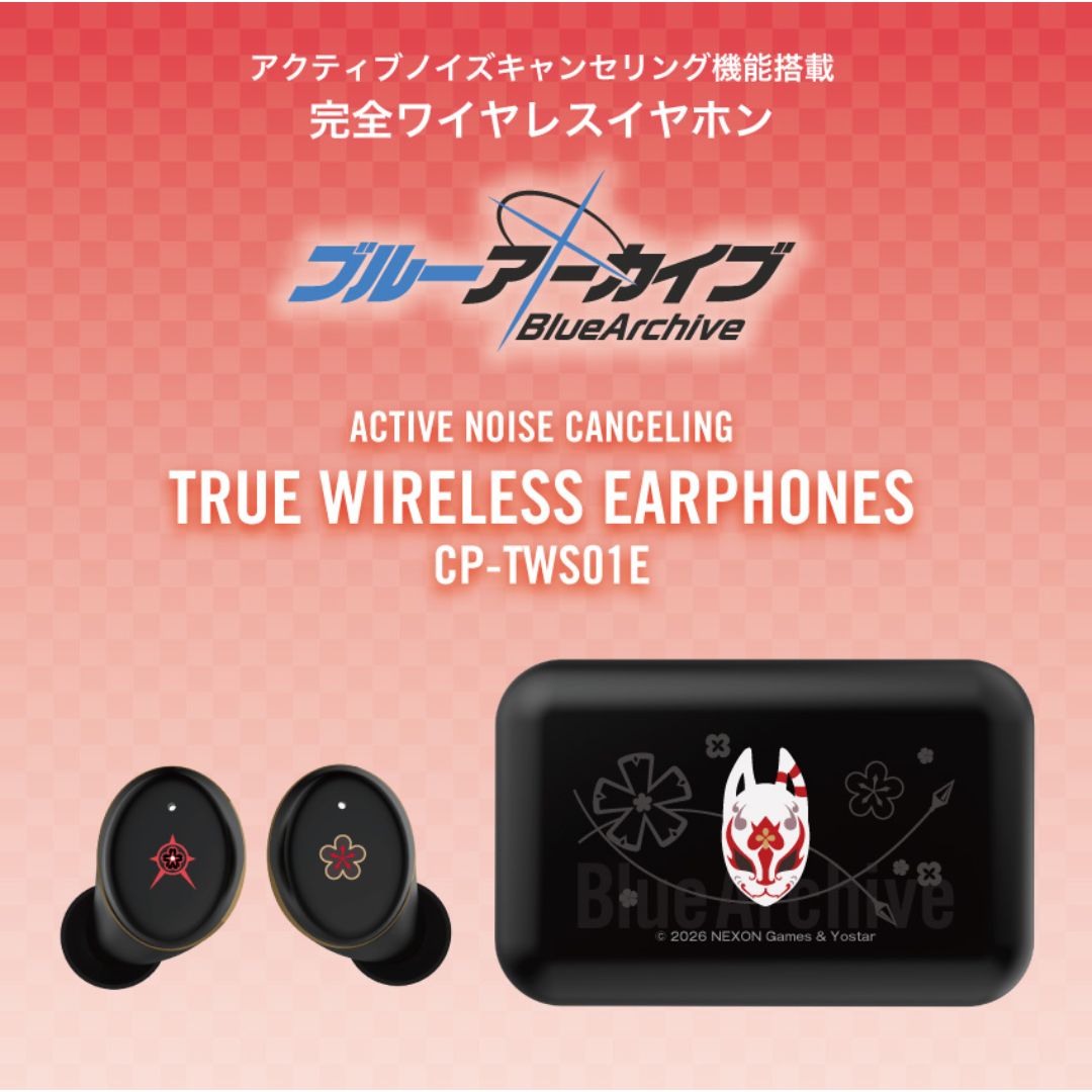 TWS Blue Archive ONKYO CP-TWS01E Wakamo Ver. - Edisi kolaborasi resmi TWS Blue Archive ONKYO CP-TWS01E Wakamo Ver. - Edisi kolaborasi resmi