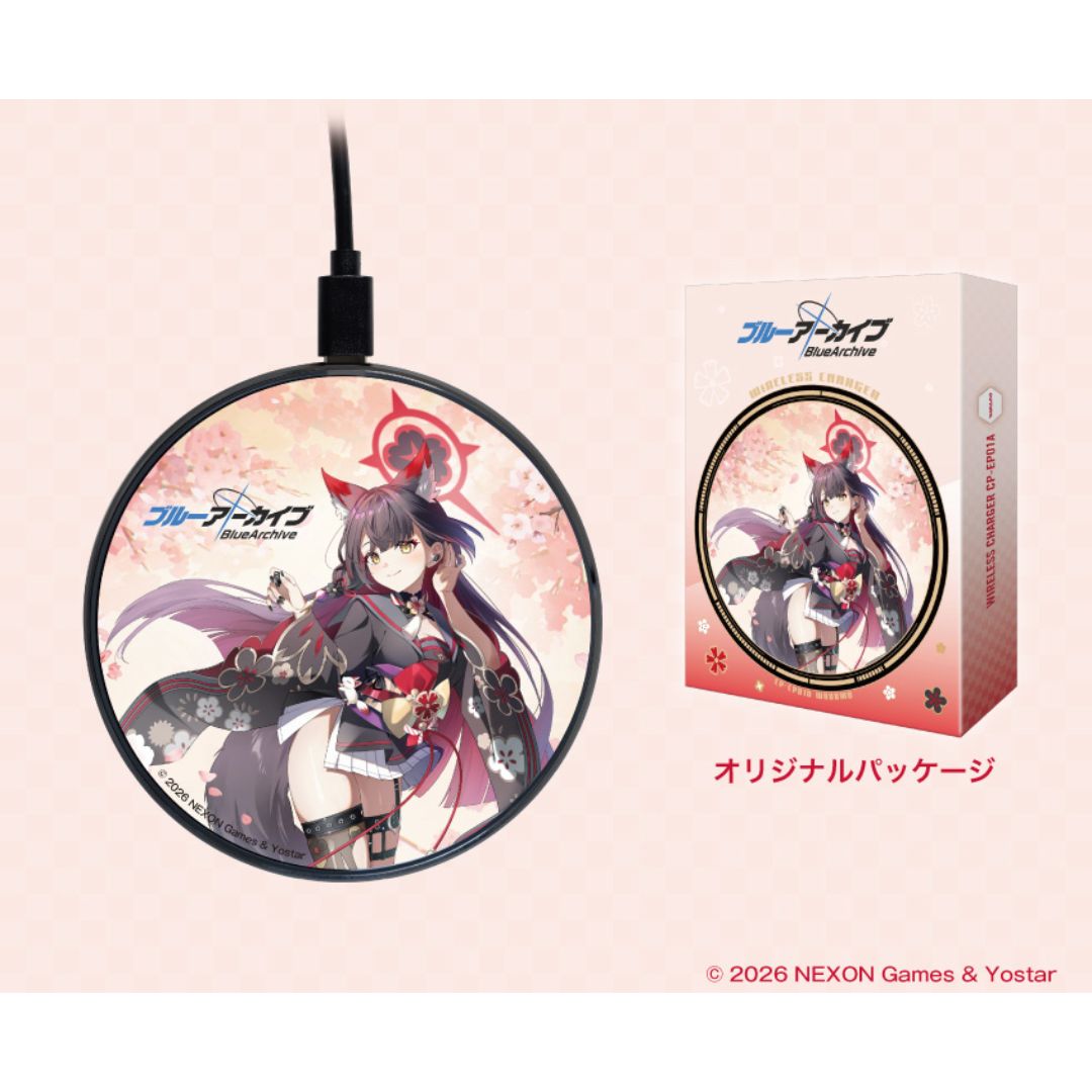 Wireless Charger Blue Archive ONKYO Wakamo 15W