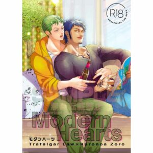 Doujin One Piece MODERN HEARTS 40p - Modern Law x Zoro