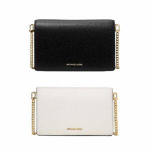 Michael Kors Jet Set Pebble Leather Crossbody Medium – Stylish & Praktis