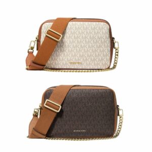 MICHAEL KORS BRYANT Medium Camera Bag - MK Signature, Tas Modis & Fungsional