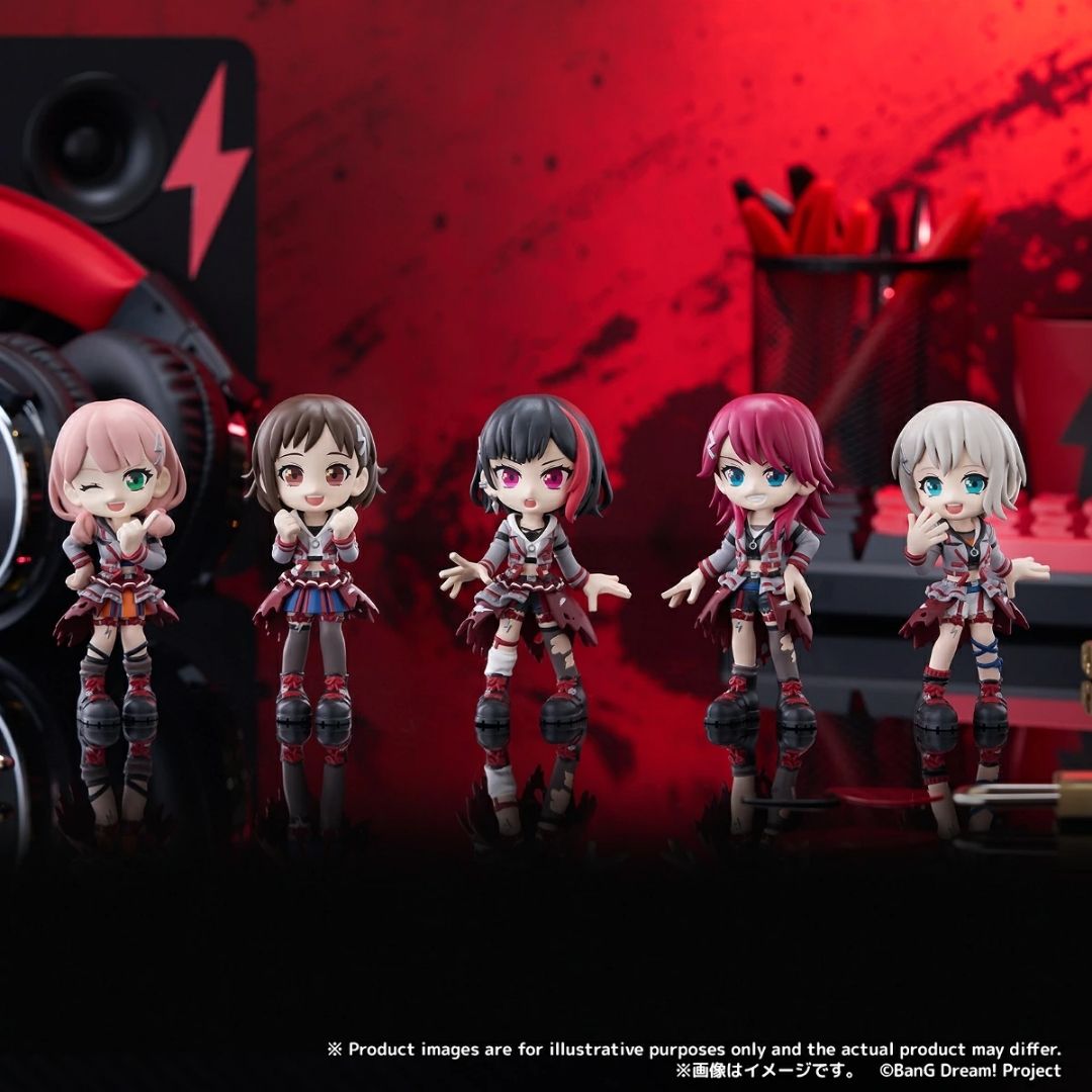 PalVerse BanG Dream Afterglow Figure Set Mini Karakter Imut Koleksi