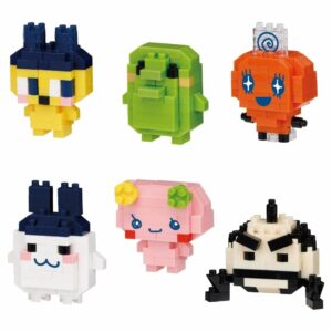 Nanoblock Mini Nano Tamagotchi Box Original Lengkap Isi 6 Karakter