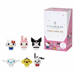 Nanoblock Mini-Nano Sanrio Characters NBMC-04S - Koleksi Figur 1 Box Lengkap
