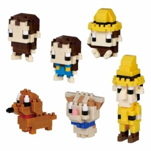 Nanoblock Mini Nano George the Monkey NBMC-72S - Koleksi Mini Curious George